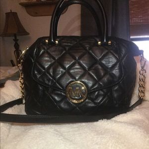 Beautiful large Michael Kors quilted purse!